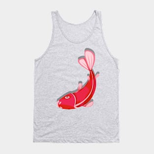 Gold Fish playing in the Ocean Tank Top